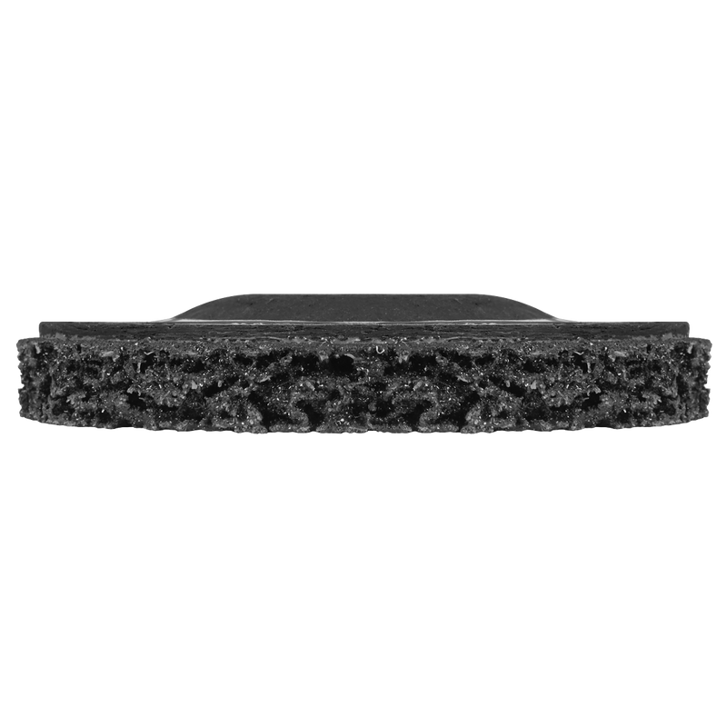 Sealey PTC/CW115DB 115 x 13mm Black Polycarbide Abrasive Strip Disc 22mm Bore - Display Box of 10