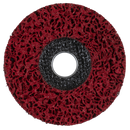 Sealey PTC/CW115R Polycarbide Abrasive Strip Disc 115 x 13 x 22mm - Red