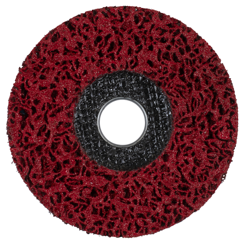 Sealey PTC/CW115R Polycarbide Abrasive Strip Disc 115 x 13 x 22mm - Red