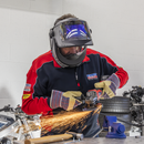 Sealey PWH603 Auto Darkening Solar Powered Flip-Up Welding Helmet Shade 9-13