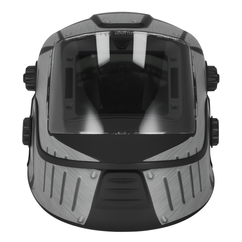 Sealey PWH603 Auto Darkening Solar Powered Flip-Up Welding Helmet Shade 9-13