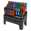 Sealey S01248 Screwdriver, Bit & Nut Driver Set 100pc