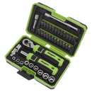 Sealey S01255 Socket & Bit Set 38pc 1/4"Sq Drive