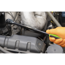 Sealey S01256 Ratchet Wrench 1/4"Sq Drive Extra-Long Flip Reverse