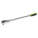 Sealey S01257 Ratchet Wrench 1/4"Sq Drive Long Flexi-Head Flip Reverse