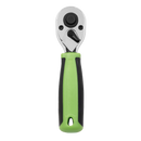 Sealey S01258 Ratchet Wrench 1/4"Sq Drive Stubby  Flip Reverse