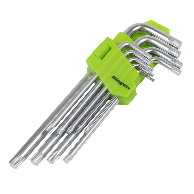 Sealey S01262 Key Set TRX-Star* Long 9pc