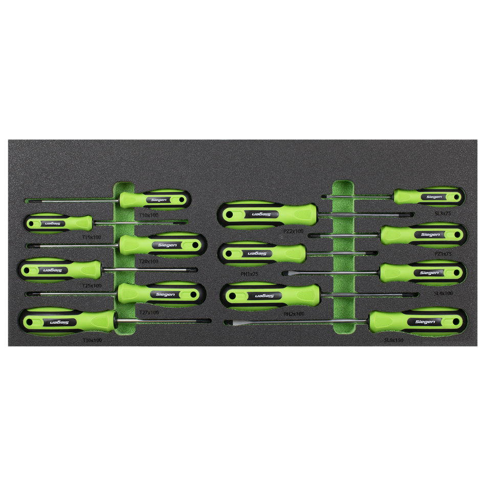 Sealey S01267 Top Chest & Rollcab Combination 6 Drawer with Tool Kit 247pc