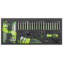 Sealey S01267 Top Chest & Rollcab Combination 6 Drawer with Tool Kit 247pc