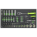 Sealey S01267 Top Chest & Rollcab Combination 6 Drawer with Tool Kit 247pc