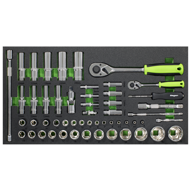 Sealey S01267 Top Chest & Rollcab Combination 6 Drawer with Tool Kit 247pc