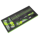 Sealey S01267 Top Chest & Rollcab Combination 6 Drawer with Tool Kit 247pc