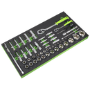 Sealey S01267 Top Chest & Rollcab Combination 6 Drawer with Tool Kit 247pc