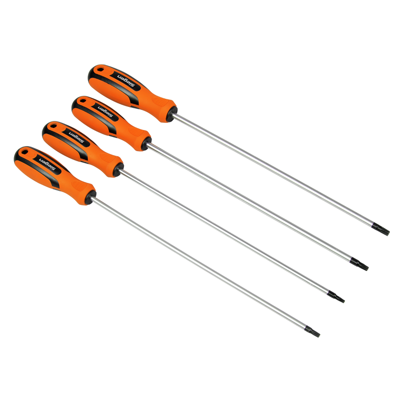 Sealey S01289 TRX-Star* Long Screwdriver Set 4pc