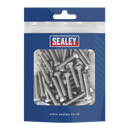 Sealey S525 Stainless Steel Hex Head Set Screw DIN 933 - M5 X 25 A2 - Pack of 50