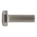 Sealey S825S Stainless Steel Hex Head Set Screw DIN 933 - M8 X 25 A2 - Pack of 50