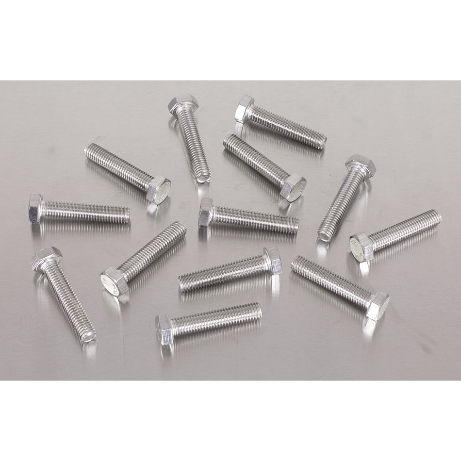 Sealey S840S Stainless Steel Set Screw Din 933  M8 x 1.25 pitch - Pack of 50