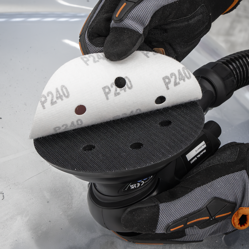Sealey SA803 Air Palm Orbital Sander 6" √ò150mm Dust-Free