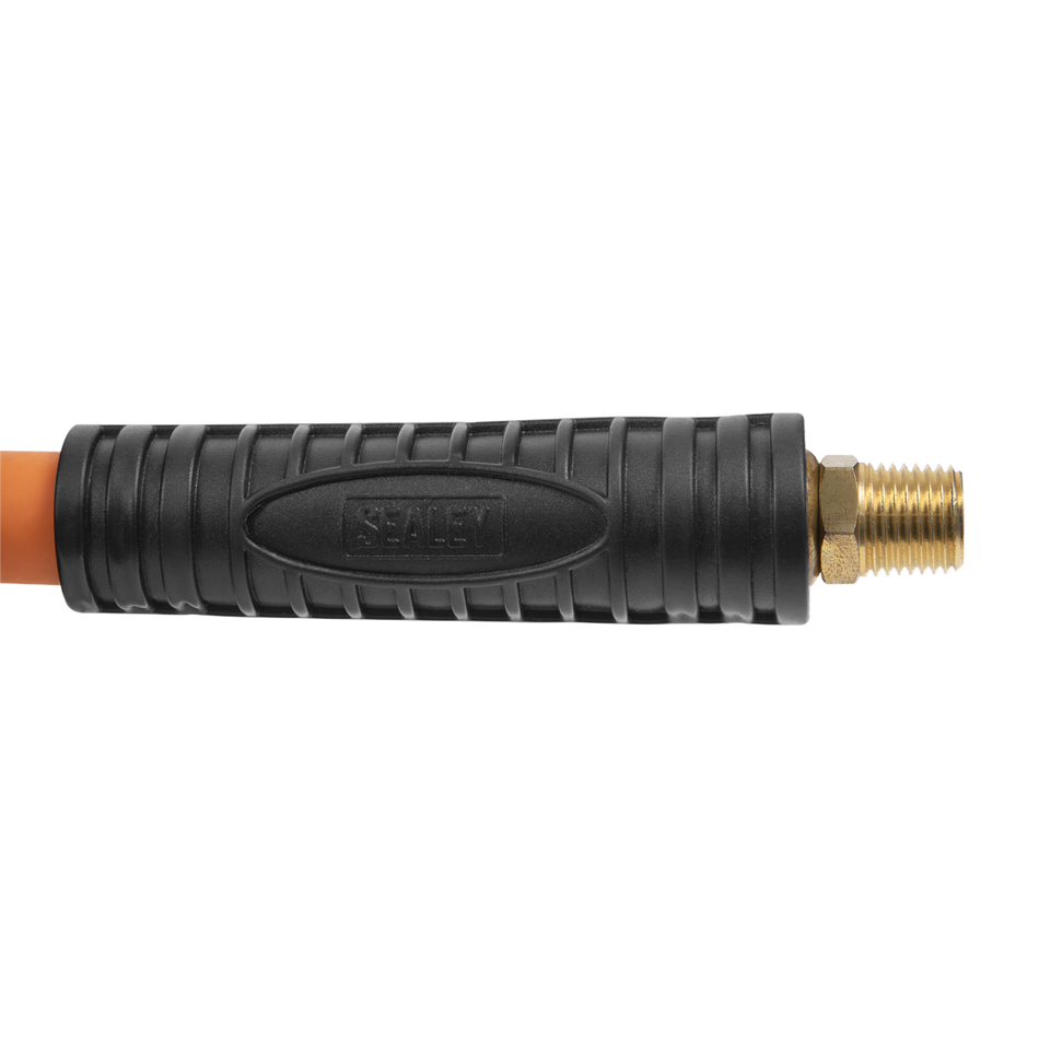 Sealey SA841HY Retractable Metal Reel 15m Diameter 10mm ID High-Visibility Hybrid Air Hose