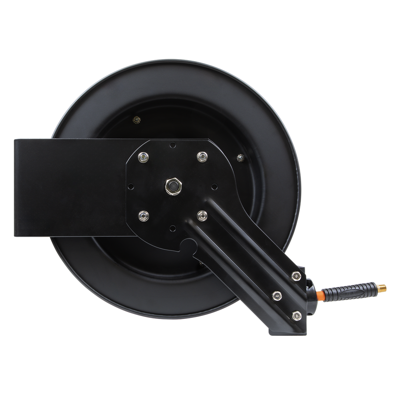 Sealey SA841HY Retractable Metal Reel 15m Diameter 10mm ID High-Visibility Hybrid Air Hose