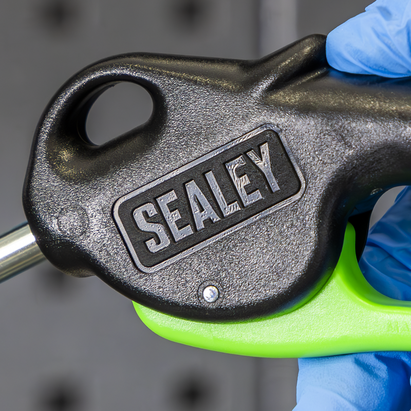 Sealey SA9232 Air Blow Gun with Angled Lance Ø8mm 480mm with 1/4"BSP Air Inlet