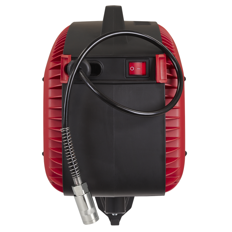 Sealey SAC15WM Wall Mounting Oil Free Air Compressor 1.5hp with 7m Retractable Hose Reel