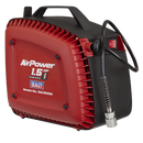 Sealey SAC15WM Wall Mounting Oil Free Air Compressor 1.5hp with 7m Retractable Hose Reel