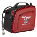 Sealey SAC15WM Wall Mounting Oil Free Air Compressor 1.5hp with 7m Retractable Hose Reel