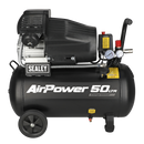 Sealey SAC5030VA 50L V-Twin Direct Drive Air Compressor 3hp