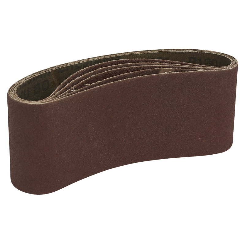 Sealey SB120457 Sanding Belt 76 x 457mm 120Grit Pack of 5