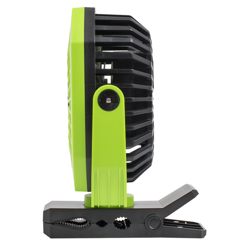 Sealey SCF8WL Portable Clip Fan with Worklight 8" 4 Speeds
