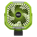Sealey SCF8WL Portable Clip Fan with Worklight 8" 4 Speeds