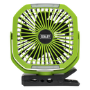 Sealey SCF8WL Portable Clip Fan with Worklight 8" 4 Speeds