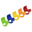 Sealey SCSGCOMBO Premium Pressure Solvent Sprayers 1L & Colour-Coded Caps Combo