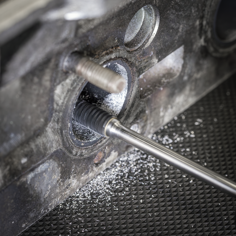 Sealey SDB01XL Tungsten Carbide Rotary Burr Extra-Long Cylindrical Front End Cut 10mm