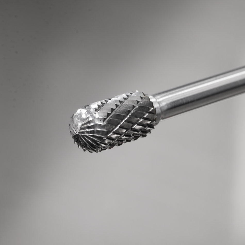 Sealey SDB02XL Tungsten Carbide Rotary Burr Extra-Long Cylindrical Ball Nose 10mm