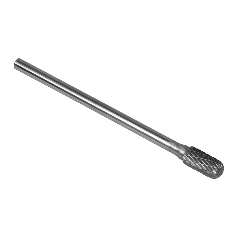 Sealey SDB02XL Tungsten Carbide Rotary Burr Extra-Long Cylindrical Ball Nose 10mm