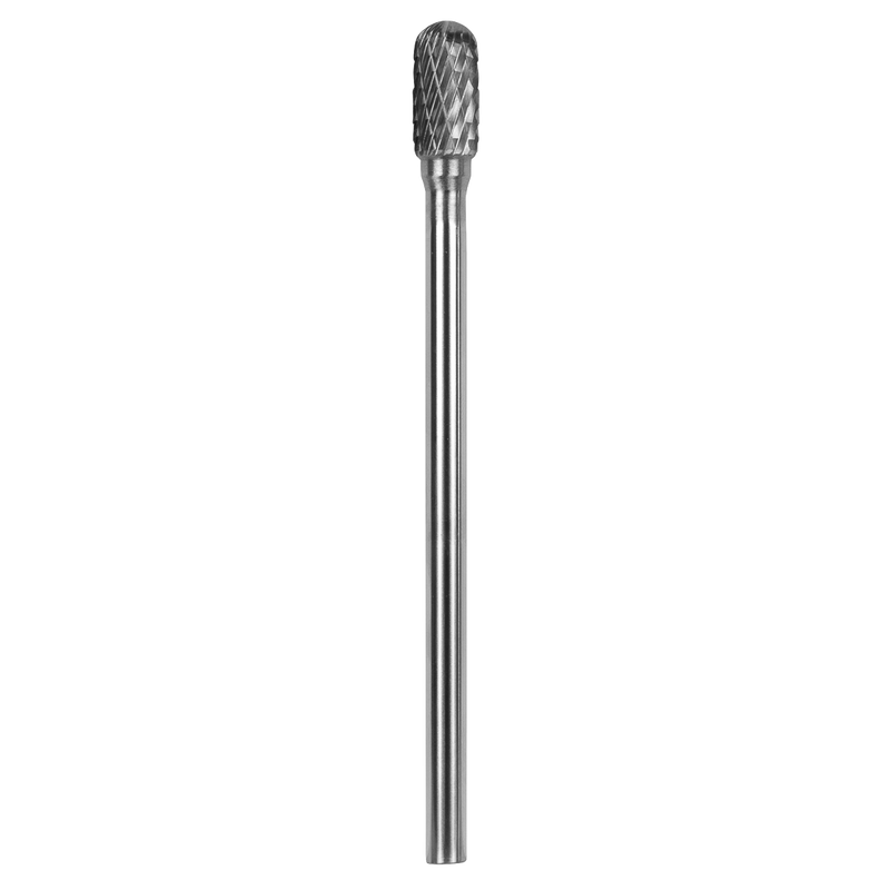 Sealey SDB02XL Tungsten Carbide Rotary Burr Extra-Long Cylindrical Ball Nose 10mm