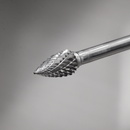 Sealey SDB03XL Tungsten Carbide Rotary Burr Extra-Long Arc Pointed Nose 10mm