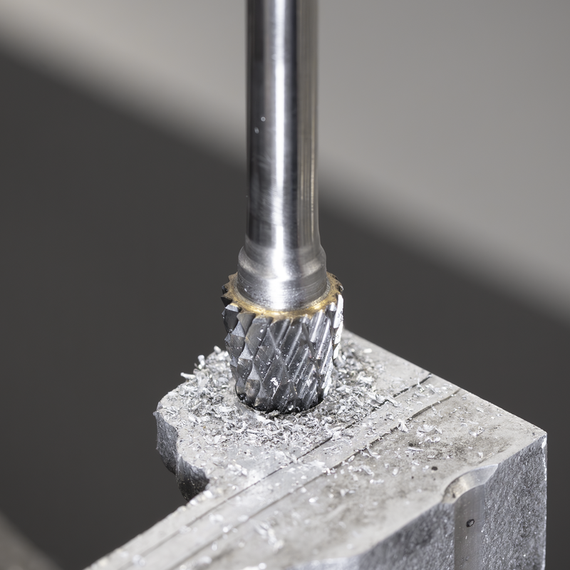 Sealey SDB03XL Tungsten Carbide Rotary Burr Extra-Long Arc Pointed Nose 10mm