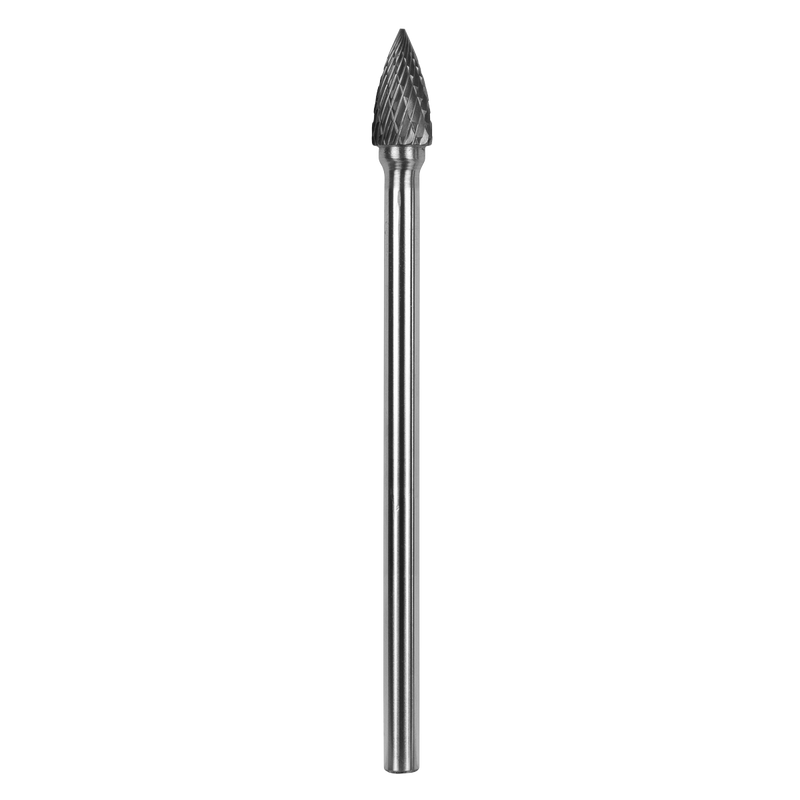 Sealey SDB03XL Tungsten Carbide Rotary Burr Extra-Long Arc Pointed Nose 10mm