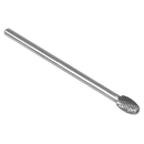 Sealey SDB04XL Tungsten Carbide Rotary Burr Extra-Long Oval 10mm