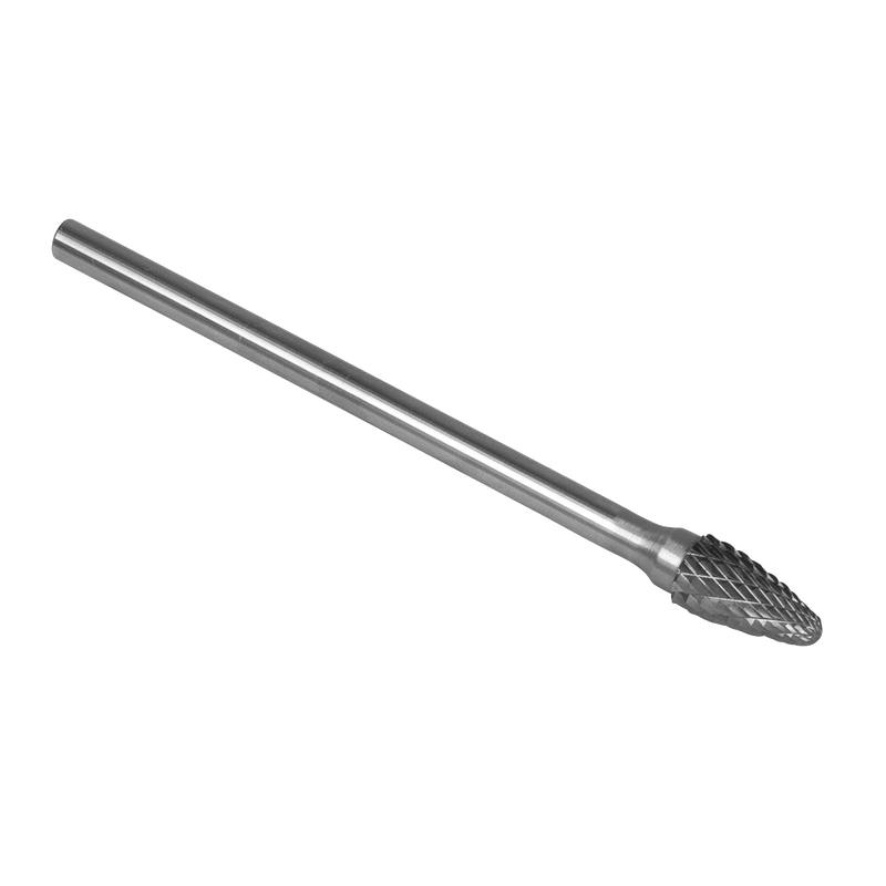 Sealey SDB05XL Tungsten Carbide Rotary Burr Extra-Long Arc Round Nose 10mm