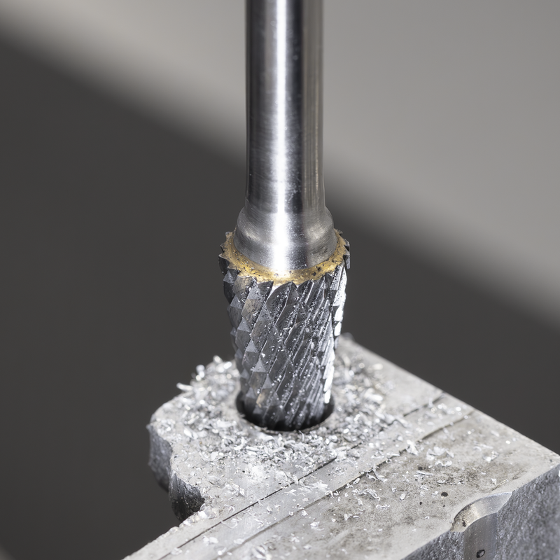 Sealey SDB06XL Tungsten Carbide Rotary Burr Extra-Long Conical Ball Nose √ò10mm