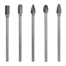 Sealey SDBK5XL Tungsten Carbide Rotary Burr Set Extra-Long 5pc