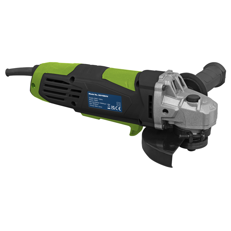 Sealey SG115EHV Angle Grinder Diameter 115mm 750W/230V
