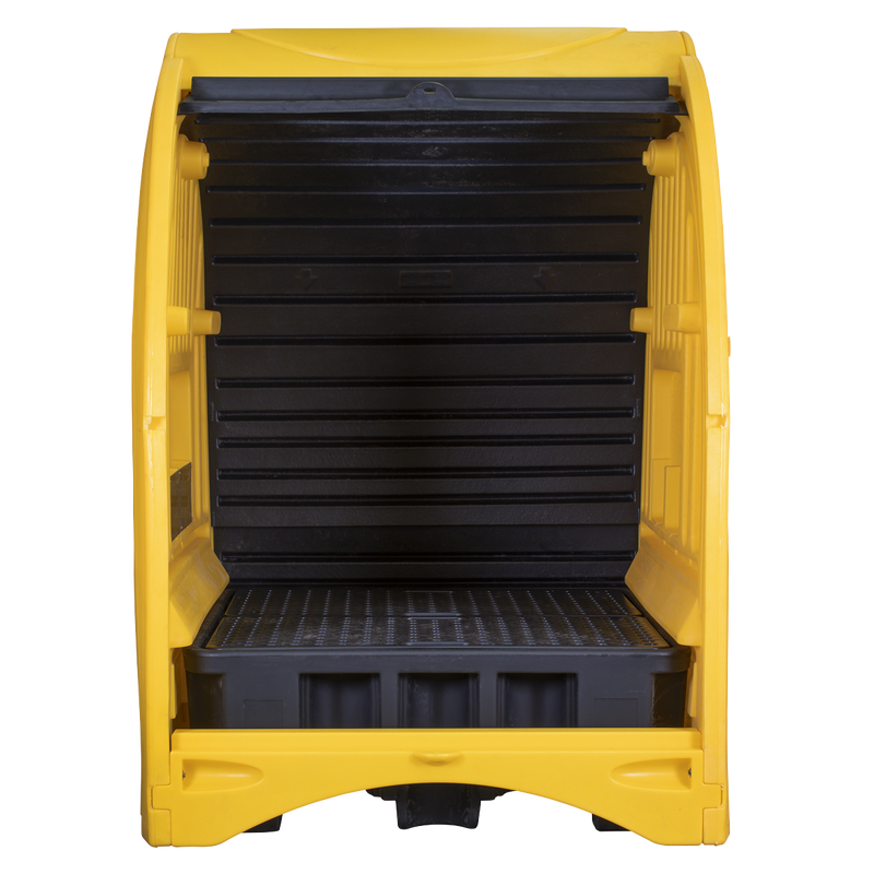 Sealey SJ1010 4 Drum Spill Pallet with Hardcover 485L Capacity
