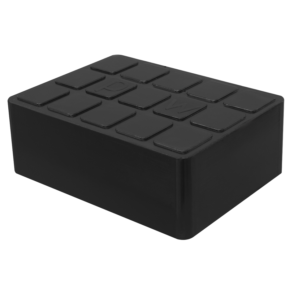 Sealey SJBEX.A02 Rubber Support Block for Viking Jacking Beams 60mm