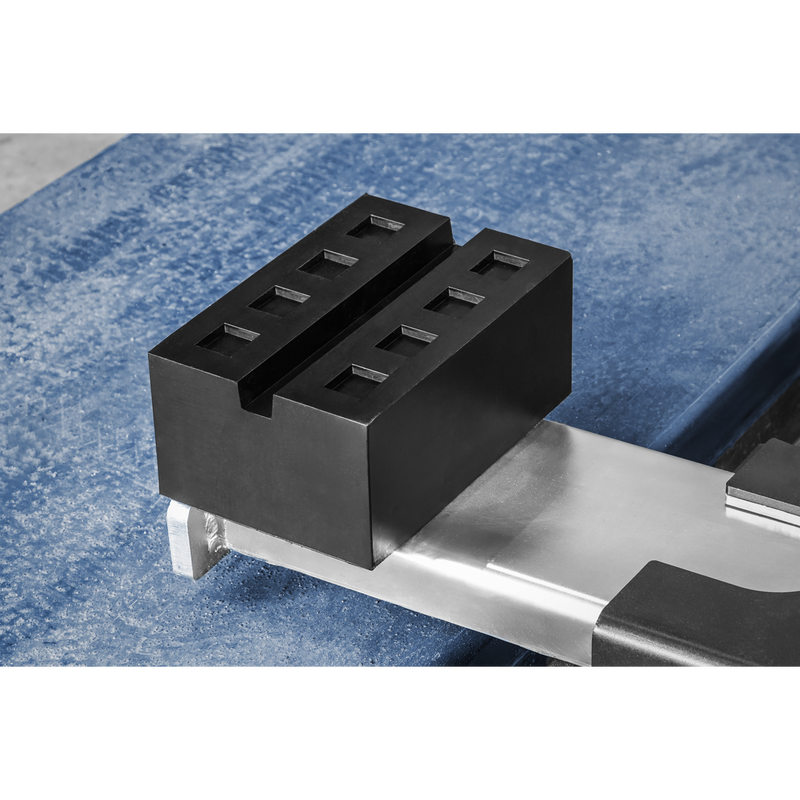 Sealey SJBEX.A03 Slotted Rubber Support Block for Viking Jacking Beams 80mm