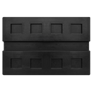 Sealey SJBEX.A03 Slotted Rubber Support Block for Viking Jacking Beams 80mm